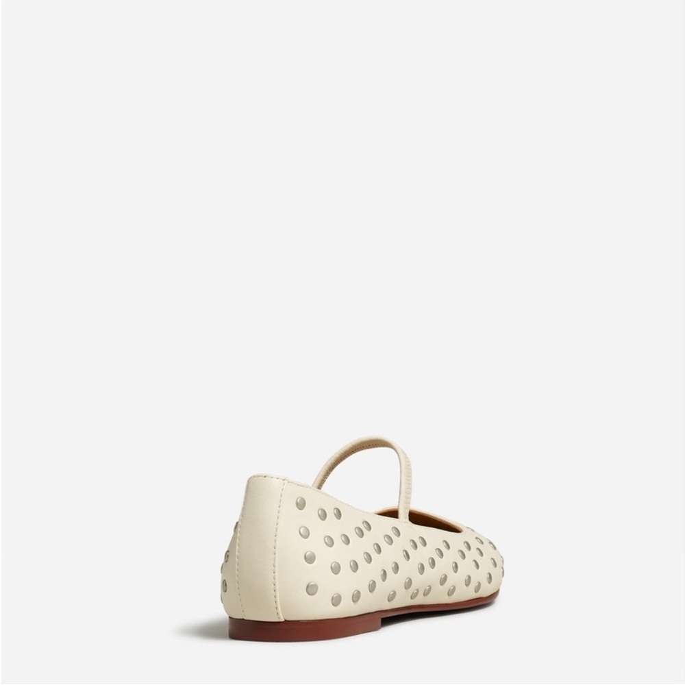 Madewell Greta studded Mary Jane ballet flat size 6.5 BRAND NEW! Cream - Picture 5 of 11